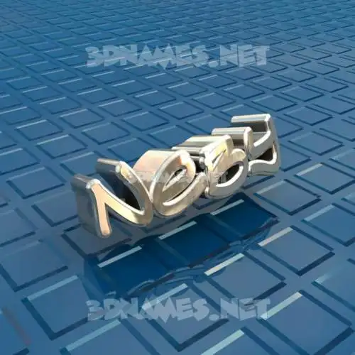 neby in Blue Bling style - 3D name wallpaper neby in Blue Bling style - 3D name wallpaper