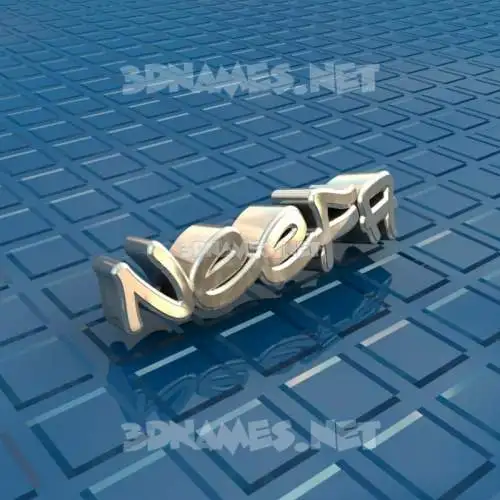 neefa in Blue Bling style - 3D name wallpaper neefa in Blue Bling style - 3D name wallpaper
