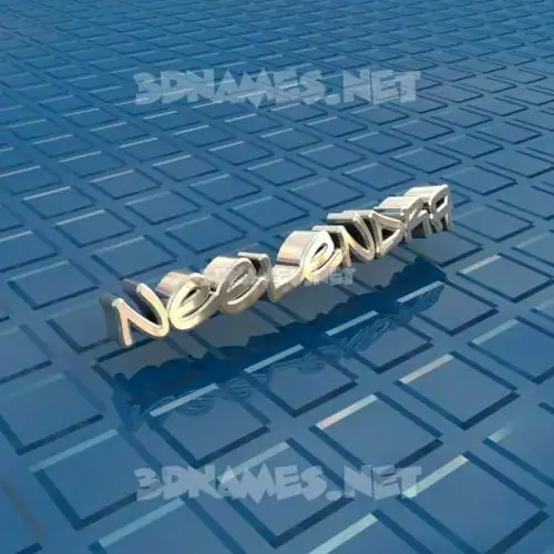 neelendra in Blue Bling style - 3D name wallpaper