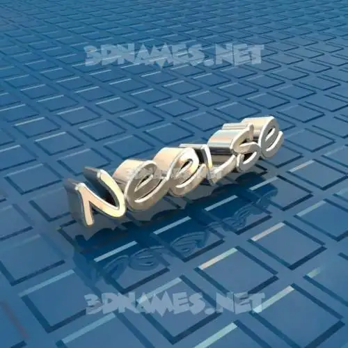 neelse in Blue Bling style - 3D name wallpaper neelse in Blue Bling style - 3D name wallpaper