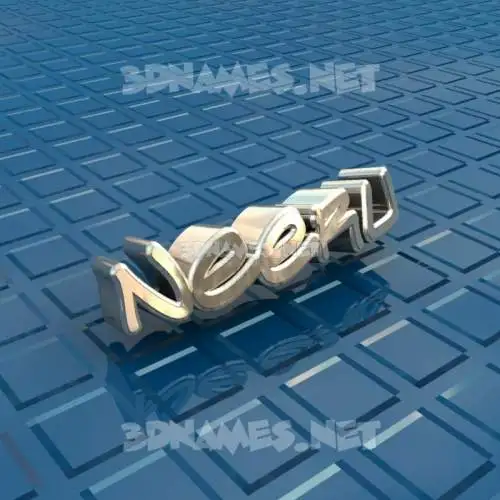 neeru in Blue Bling style - 3D name wallpaper neeru in Blue Bling style - 3D name wallpaper