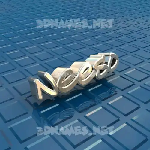 neeso in Blue Bling style - 3D name wallpaper neeso in Blue Bling style - 3D name wallpaper