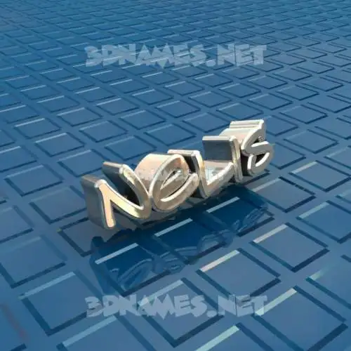 nelis in Blue Bling style - 3D name wallpaper nelis in Blue Bling style - 3D name wallpaper