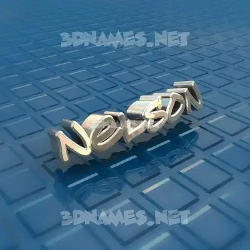 nelson in Blue Bling style - 3D name wallpaper nelson in Blue Bling style - 3D name wallpaper