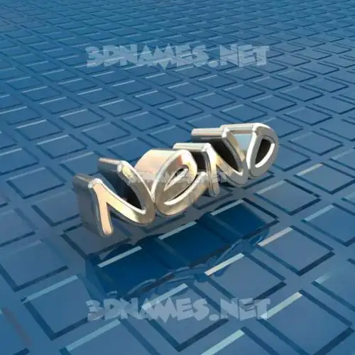 neno in Blue Bling style - 3D name wallpaper