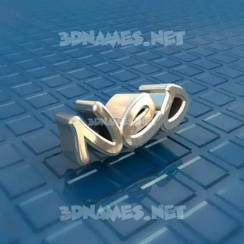 neo in Blue Bling style - 3D name wallpaper