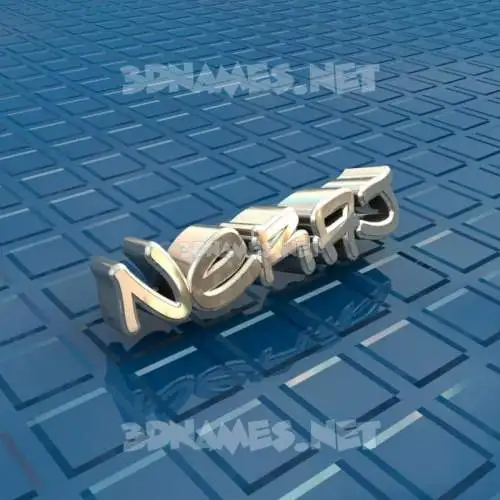 neraj in Blue Bling style - 3D name wallpaper