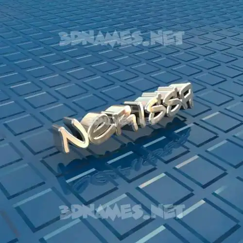 nerissa in Blue Bling style - 3D name wallpaper nerissa in Blue Bling style - 3D name wallpaper