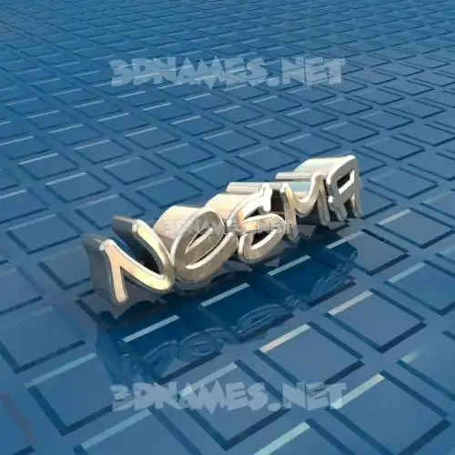 nesma in Blue Bling style - 3D name wallpaper nesma in Blue Bling style - 3D name wallpaper
