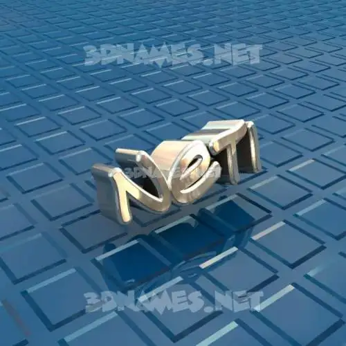 neti in Blue Bling style - 3D name wallpaper