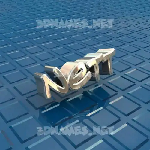nett in Blue Bling style - 3D name wallpaper nett in Blue Bling style - 3D name wallpaper