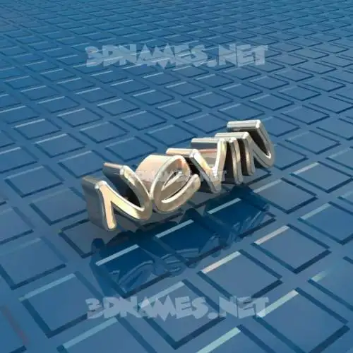 nevin in Blue Bling style - 3D name wallpaper nevin in Blue Bling style - 3D name wallpaper