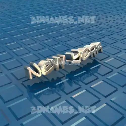 new year in Blue Bling style - 3D name wallpaper new year in Blue Bling style - 3D name wallpaper