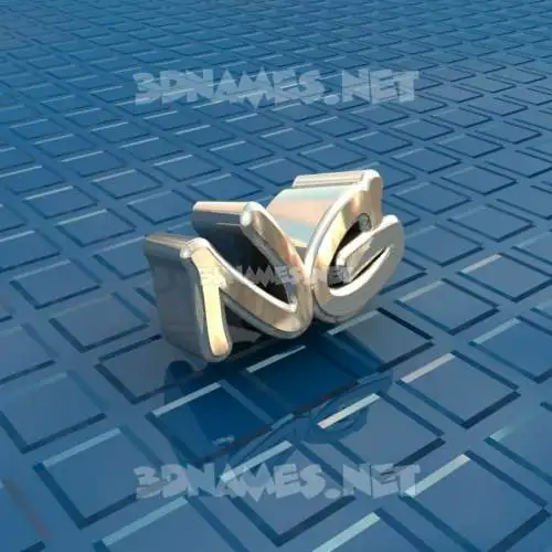 ng in Blue Bling style - 3D name wallpaper