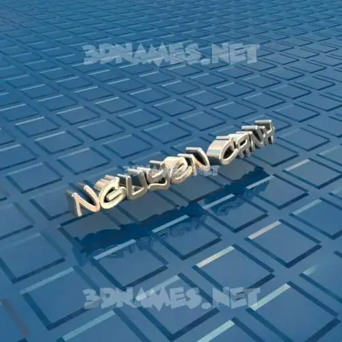 nguyen canh in Blue Bling style - 3D name wallpaper