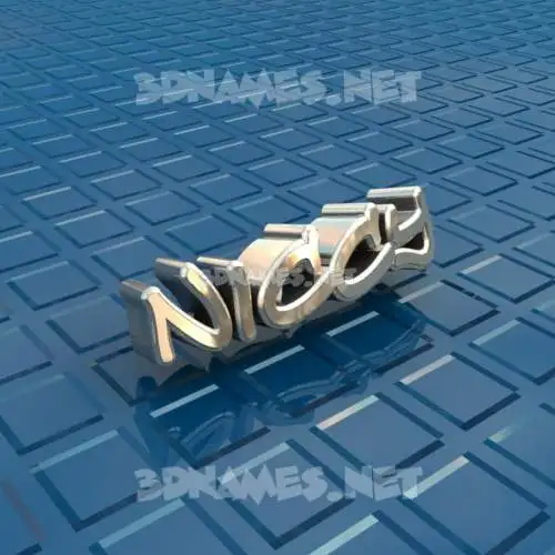 niccy in Blue Bling style - 3D name wallpaper niccy in Blue Bling style - 3D name wallpaper