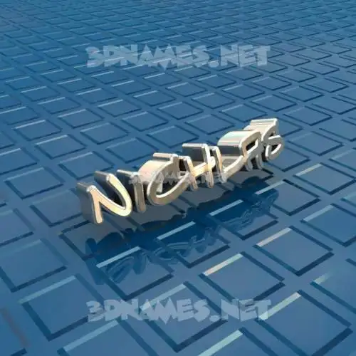 nichlas in Blue Bling style - 3D name wallpaper nichlas in Blue Bling style - 3D name wallpaper