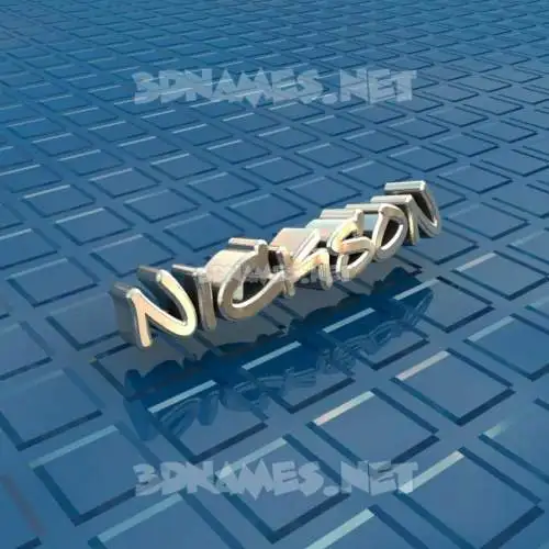 nickson in Blue Bling style - 3D name wallpaper nickson in Blue Bling style - 3D name wallpaper