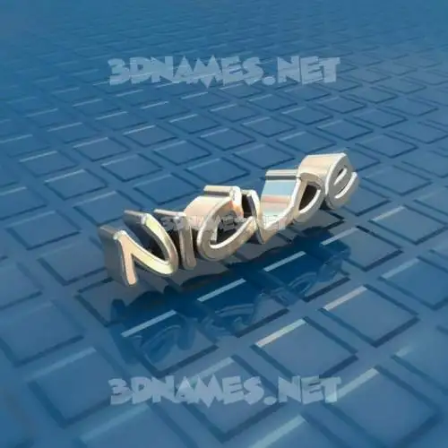 nicloe in Blue Bling style - 3D name wallpaper nicloe in Blue Bling style - 3D name wallpaper