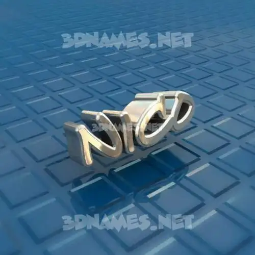 nico in Blue Bling style - 3D name wallpaper nico in Blue Bling style - 3D name wallpaper