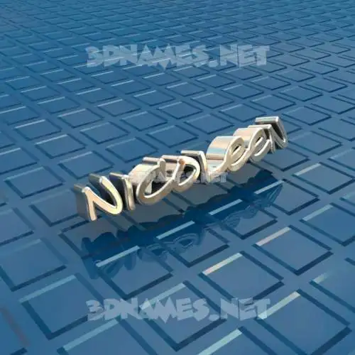 nicoleen in Blue Bling style - 3D name wallpaper nicoleen in Blue Bling style - 3D name wallpaper