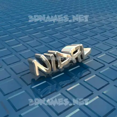 nidal in Blue Bling style - 3D name wallpaper nidal in Blue Bling style - 3D name wallpaper