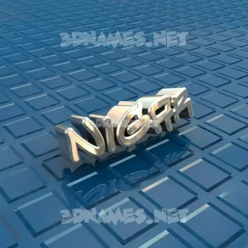 nigar in Blue Bling style - 3D name wallpaper nigar in Blue Bling style - 3D name wallpaper