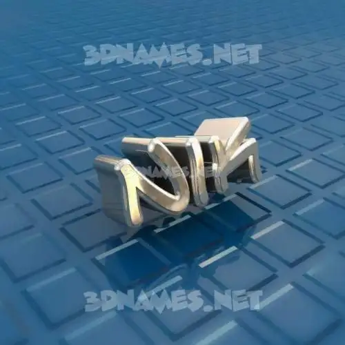 nik in Blue Bling style - 3D name wallpaper nik in Blue Bling style - 3D name wallpaper