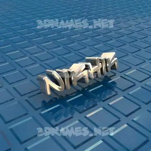 nikhik in Blue Bling style - 3D name wallpaper