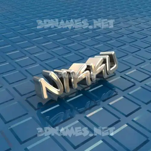 nikku in Blue Bling style - 3D name wallpaper nikku in Blue Bling style - 3D name wallpaper