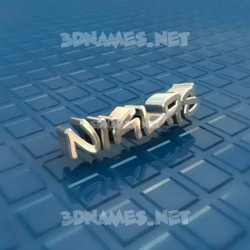 niklas in Blue Bling style - 3D name wallpaper niklas in Blue Bling style - 3D name wallpaper