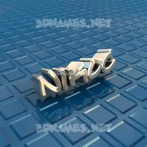 nikoc in Blue Bling style - 3D name wallpaper nikoc in Blue Bling style - 3D name wallpaper