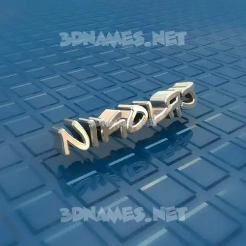 nikolaj in Blue Bling style - 3D name wallpaper nikolaj in Blue Bling style - 3D name wallpaper