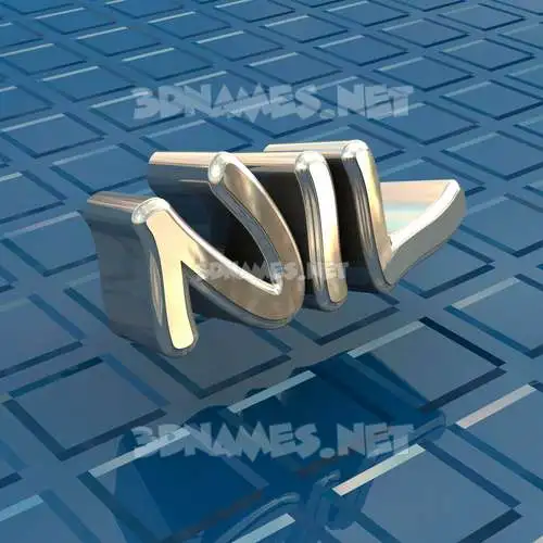 nil in Blue Bling style - 3D name wallpaper nil in Blue Bling style - 3D name wallpaper