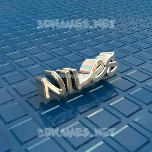 niles in Blue Bling style - 3D name wallpaper niles in Blue Bling style - 3D name wallpaper