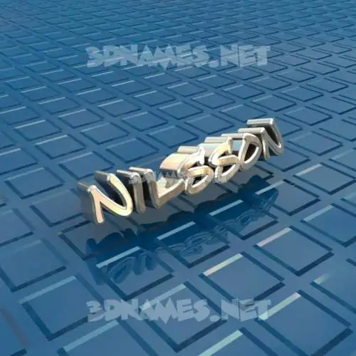nilsson in Blue Bling style - 3D name wallpaper nilsson in Blue Bling style - 3D name wallpaper