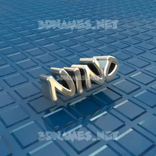 nino in Blue Bling style - 3D name wallpaper nino in Blue Bling style - 3D name wallpaper