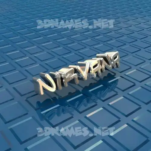 nirvana in Blue Bling style - 3D name wallpaper nirvana in Blue Bling style - 3D name wallpaper