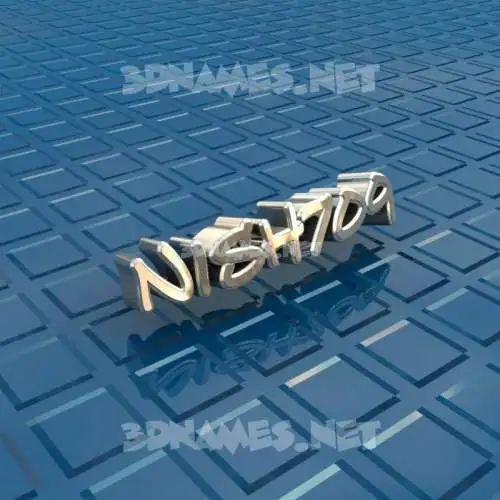nish709 in Blue Bling style - 3D name wallpaper nish709 in Blue Bling style - 3D name wallpaper
