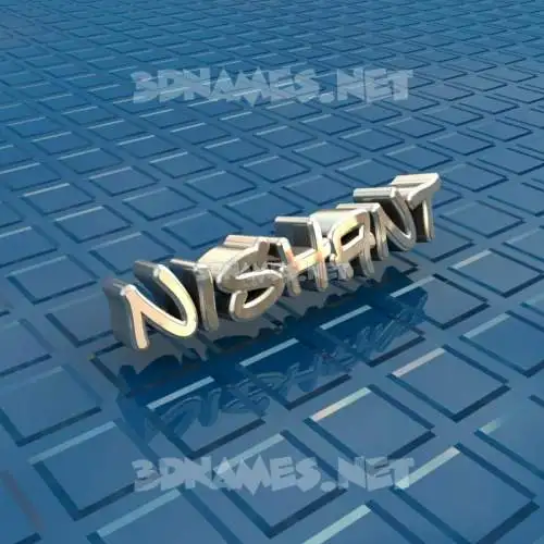 nishant in Blue Bling style - 3D name wallpaper nishant in Blue Bling style - 3D name wallpaper