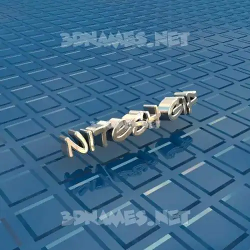 nitesh gif in Blue Bling style - 3D name wallpaper nitesh gif in Blue Bling style - 3D name wallpaper