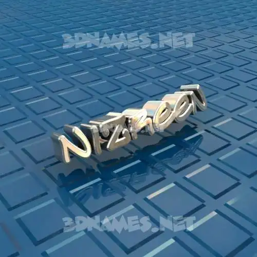 nizreen in Blue Bling style - 3D name wallpaper nizreen in Blue Bling style - 3D name wallpaper