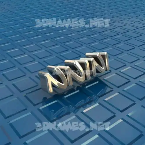 nnini in Blue Bling style - 3D name wallpaper nnini in Blue Bling style - 3D name wallpaper
