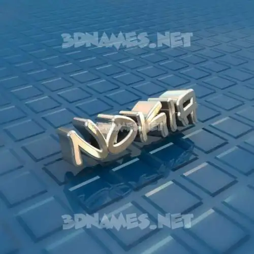nokia in Blue Bling style - 3D name wallpaper nokia in Blue Bling style - 3D name wallpaper
