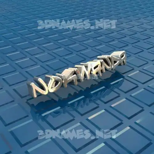 nokwanda in Blue Bling style - 3D name wallpaper