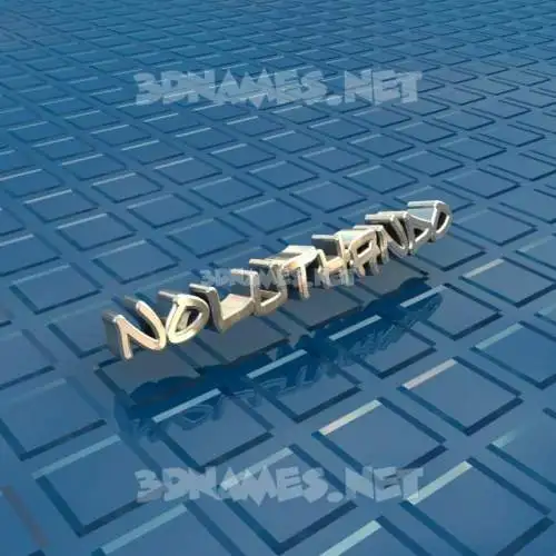 noluthando in Blue Bling style - 3D name wallpaper