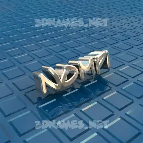 nompi in Blue Bling style - 3D name wallpaper nompi in Blue Bling style - 3D name wallpaper