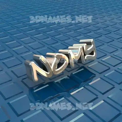 nomy in Blue Bling style - 3D name wallpaper