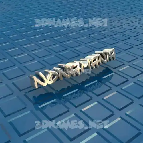 nonamania in Blue Bling style - 3D name wallpaper nonamania in Blue Bling style - 3D name wallpaper