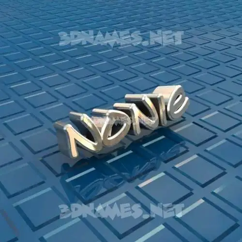 nonie in Blue Bling style - 3D name wallpaper nonie in Blue Bling style - 3D name wallpaper